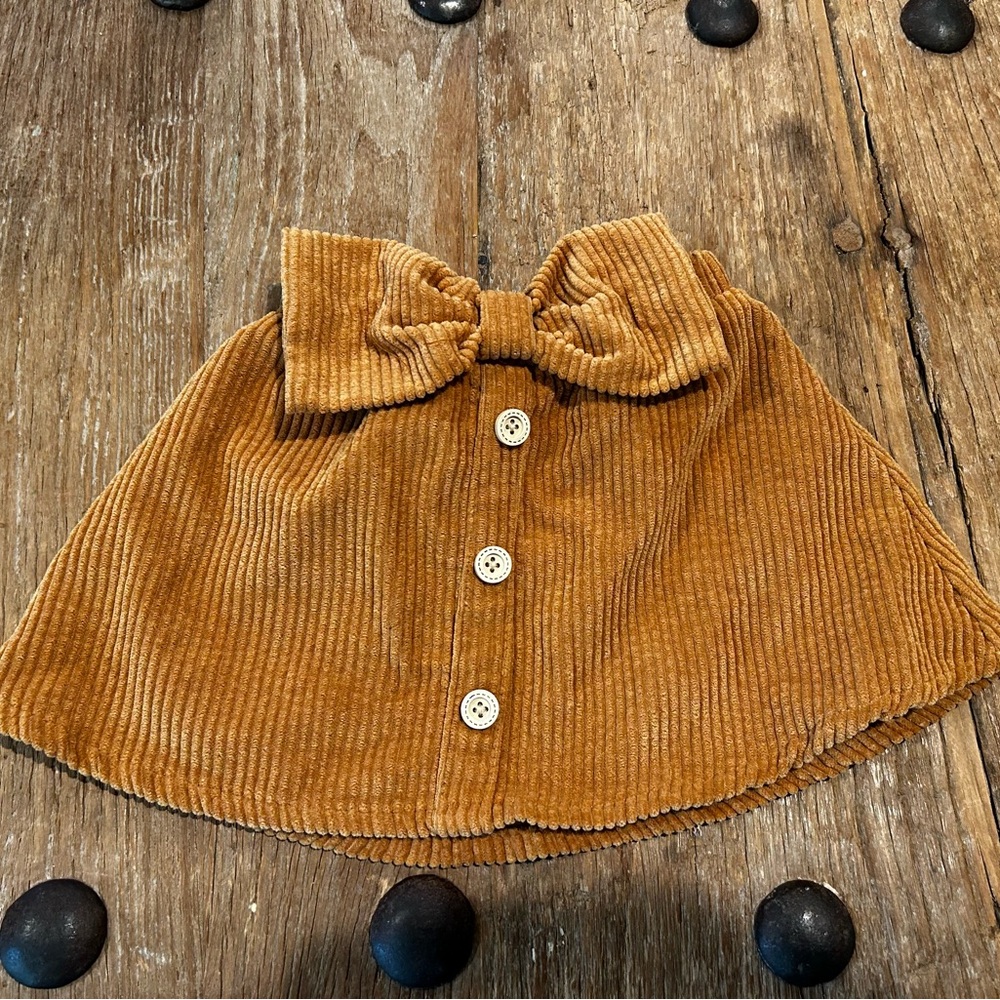 Corduroy baby skirt